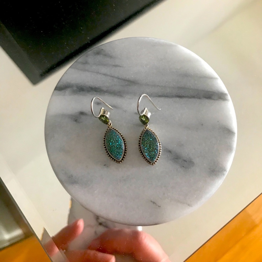 Himalayan Gems wire earrings